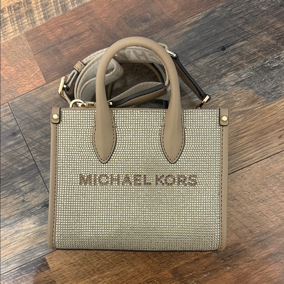 Michael Kors Beige and Tan Mini Bag - Picture 1 of 6